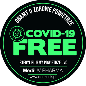 Covidfree Naklejka 300x300